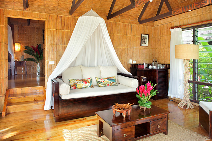 Matangi Private Island Resort Living Area