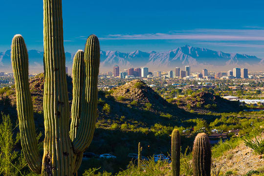 Phoenix view from mountain