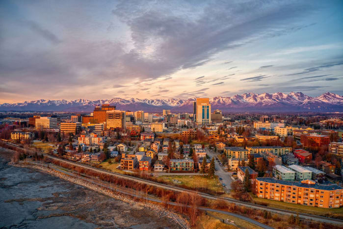 Anchorage from air
